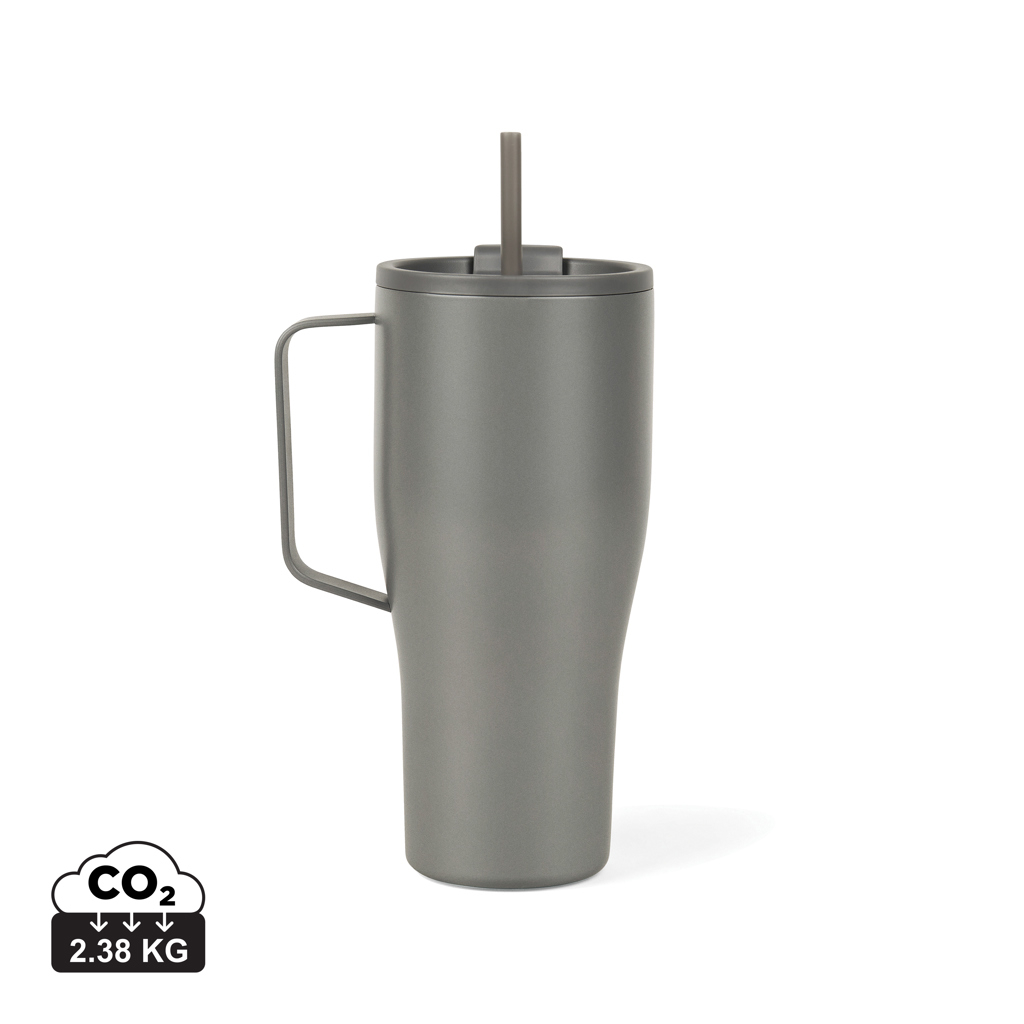 Bouteille personnalisée 800ml acier RCS Eos Voyager VINGA Gris et Gris